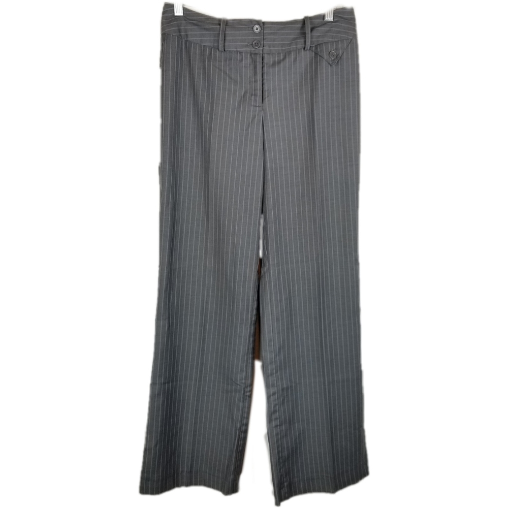 Worthington Womens Dress Slacks Sz 4 Stretch Gray